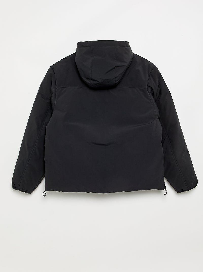 Water-Repellent Puffer Jacket - Easy-Wear Design Black - Kiabi