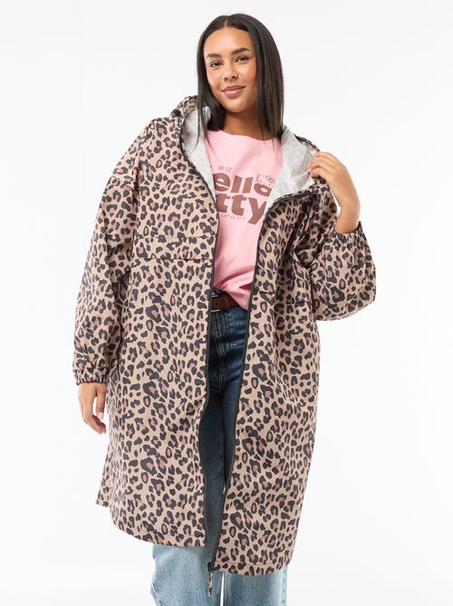 Water-Repellent Rain Cape with Hood - Kiabi