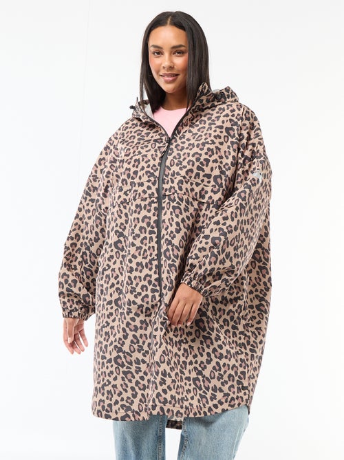 Water-Repellent Rain Cape with Hood - Kiabi