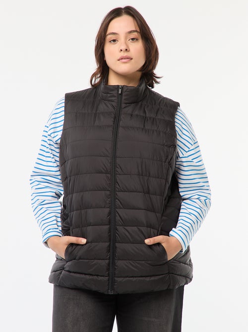 Water-repellent Sleeveless Puffer Jacket - Kiabi
