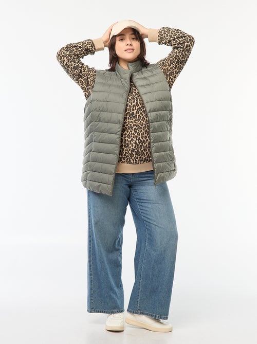 Water-repellent Sleeveless Puffer Jacket - Kiabi