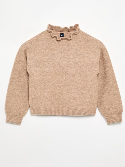 Wavy high-neck sweater - Kiabi