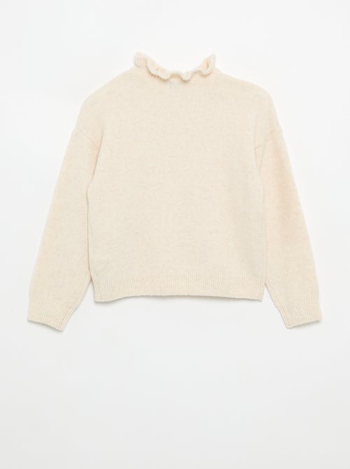 Wavy high-neck sweater - Kiabi