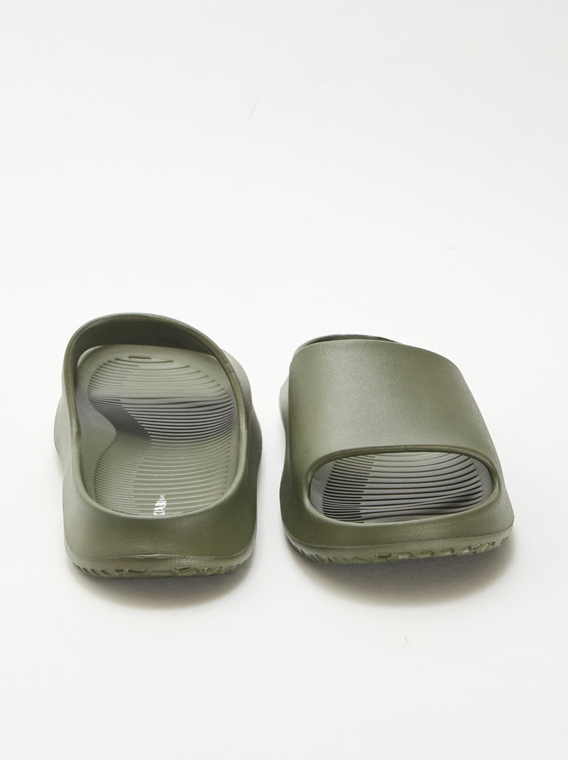 Wedge Pool Slides Khaki - Kiabi