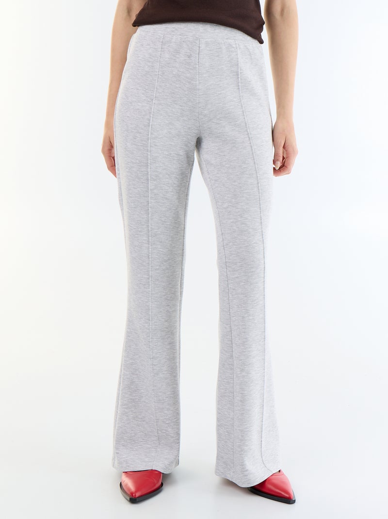 Weiche Flare-Hose Grau - Kiabi
