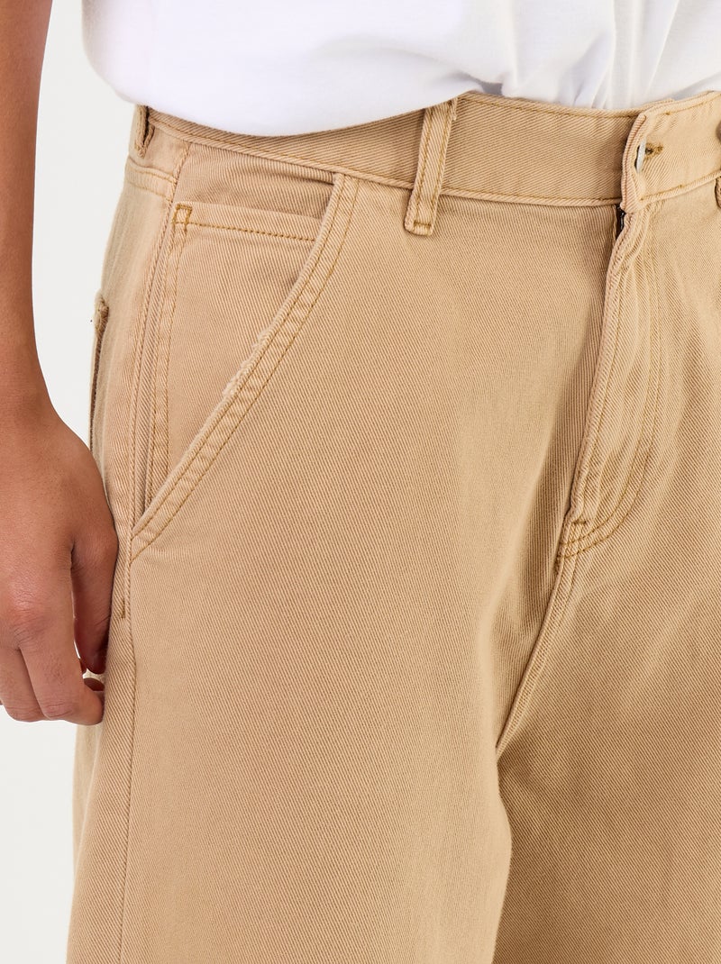 Weite 5-Pocket-Jeans Blanc - Kiabi