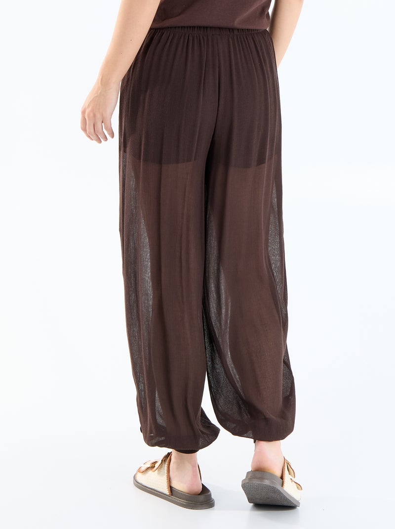 Weite Ballonhose Braun - Kiabi