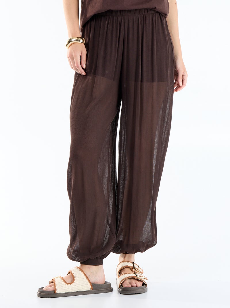 Weite Ballonhose Braun - Kiabi
