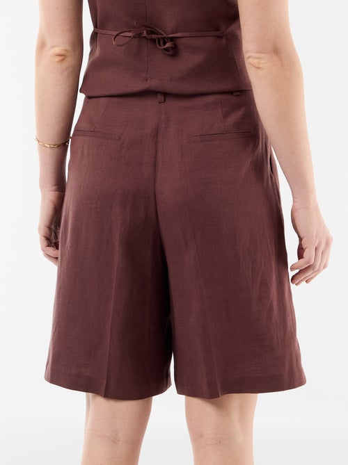Weite Bundfalten-Shorts - Kiabi