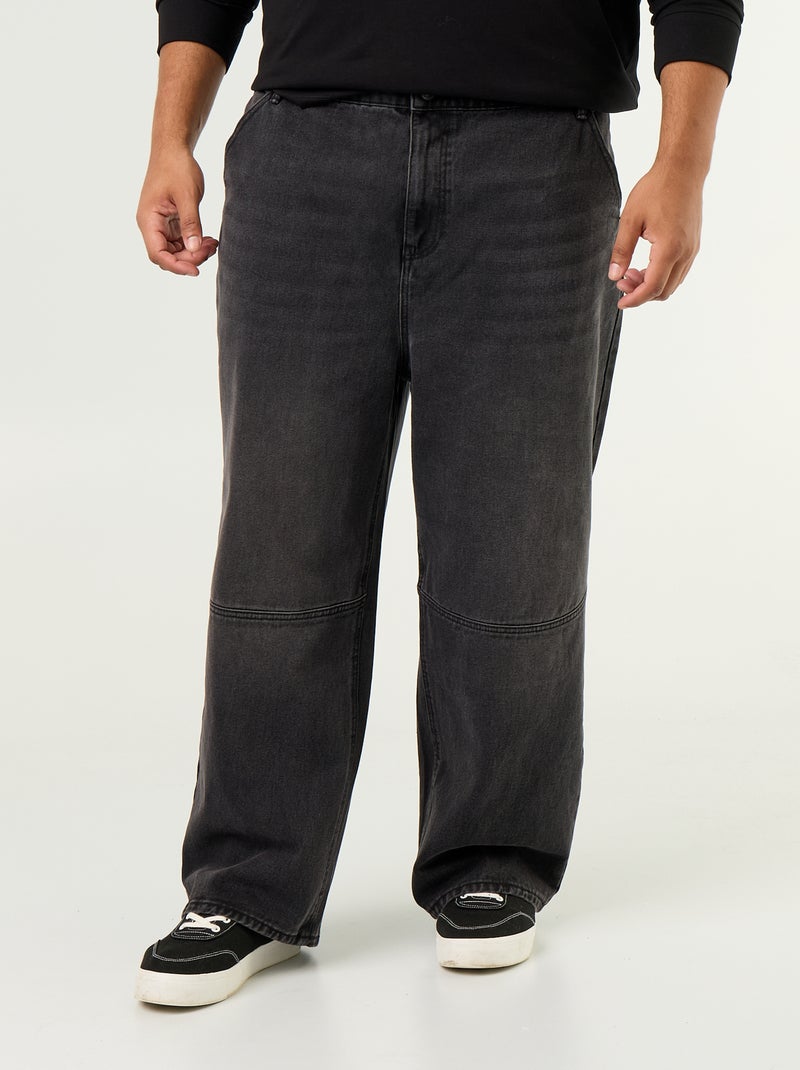 Weite Carpenter-Jeans Schwarz - Kiabi