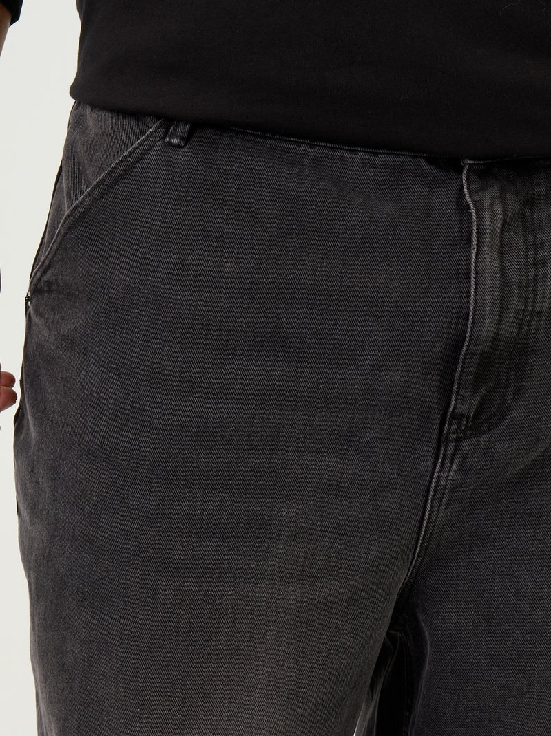 Weite Carpenter-Jeans Schwarz - Kiabi