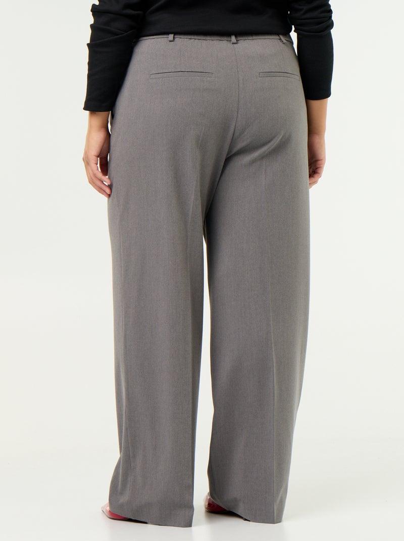 Weite Cigarette-Hose Grau - Kiabi