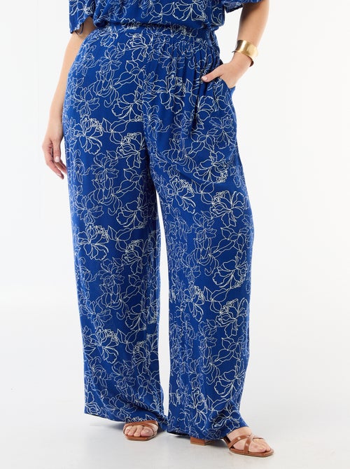 Weite Crêpe-Strickhose - Kiabi Weite Crêpe-Strickhose - Kiabi