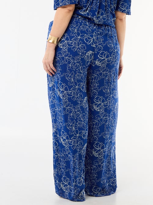Weite Crêpe-Strickhose - Kiabi Weite Crêpe-Strickhose - Kiabi