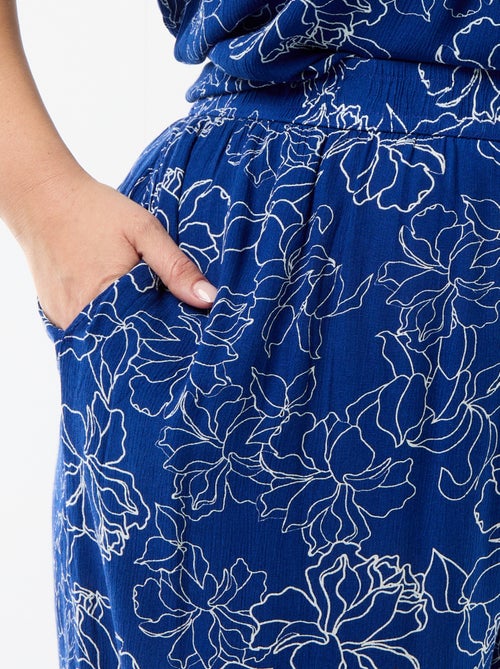 Weite Crêpe-Strickhose - Kiabi Weite Crêpe-Strickhose - Kiabi