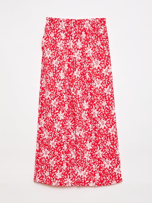 Weite Crêpe-Strickhose - Kiabi