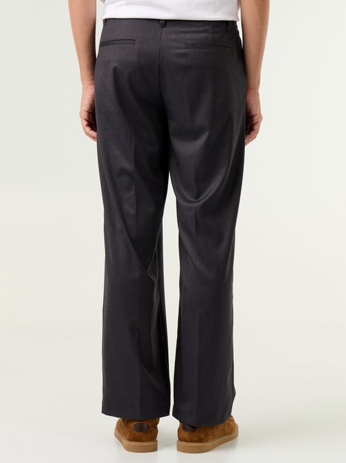 Weite einfarbige Hose - Kiabi Weite einfarbige Hose - Kiabi