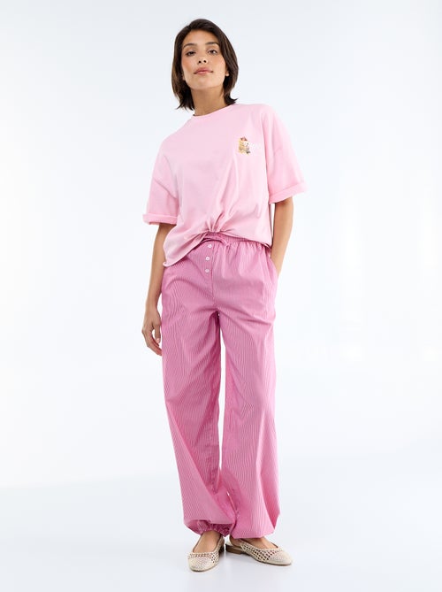 Weite gestreifte Ballonhose - Kiabi