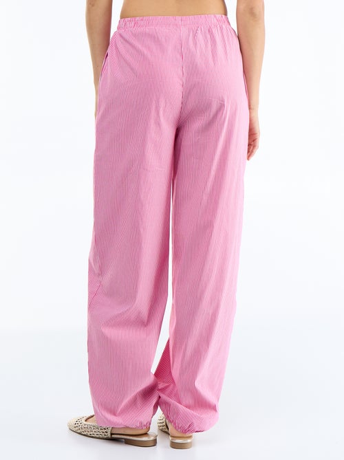 Weite gestreifte Ballonhose - Kiabi