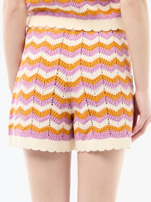 Weite Häkel-Shorts - Kiabi
