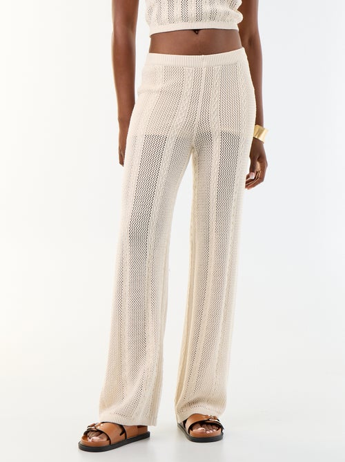 Weite Häkelhose - Kiabi Weite Häkelhose - Kiabi