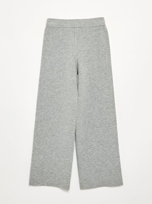 Weite Hose aus Kompaktstrick - Kiabi