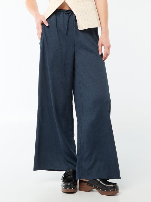 Weite Hose aus leichtem Strick für Damen - Kiabi