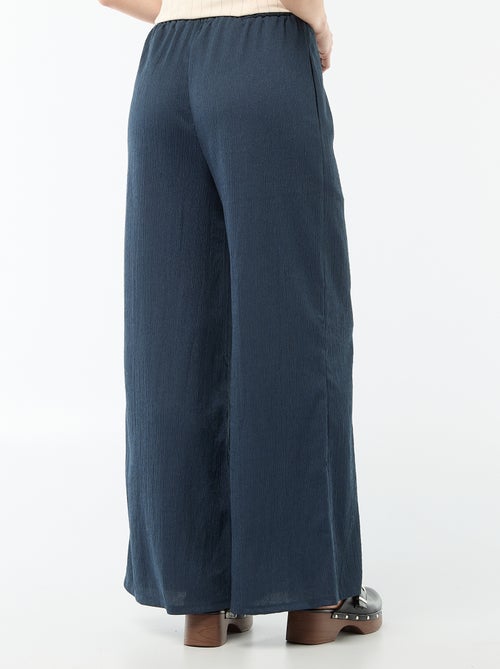 Weite Hose aus leichtem Strick für Damen - Kiabi