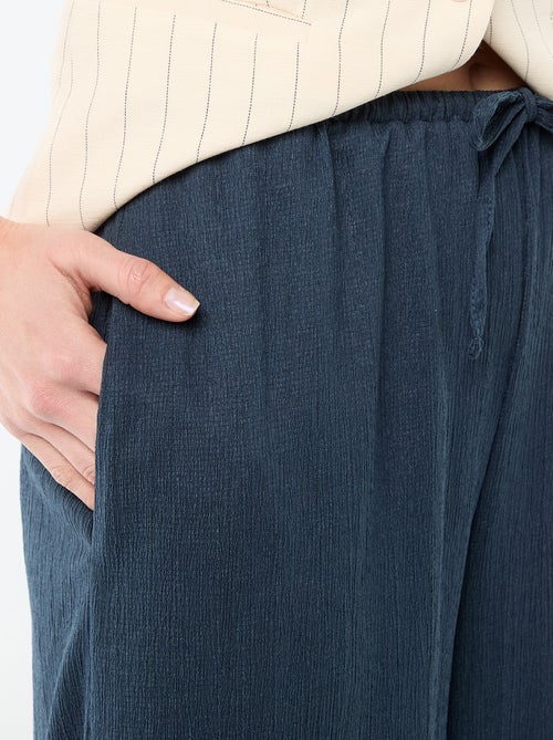 Weite Hose aus leichtem Strick für Damen - Kiabi