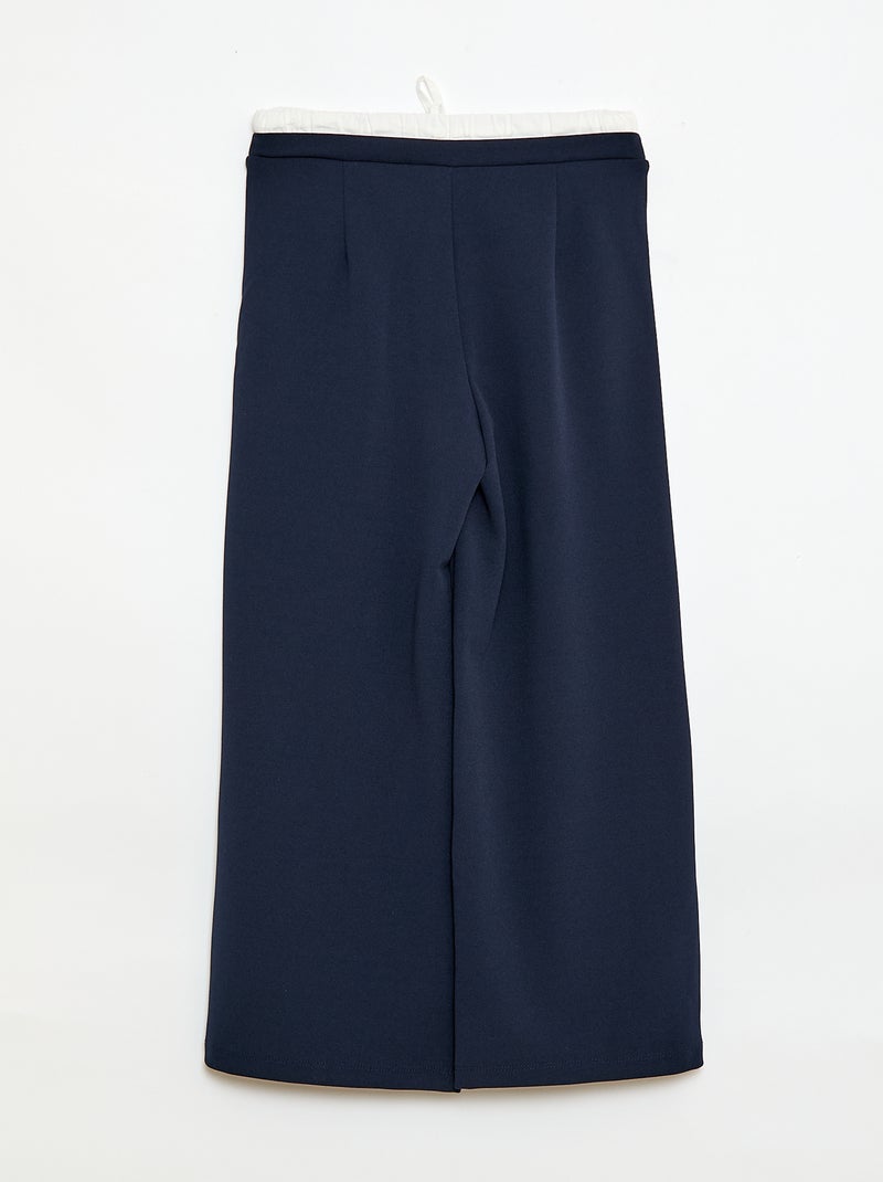 Weite Hose im 2-in-1-Boxershort-Look Blau - Kiabi