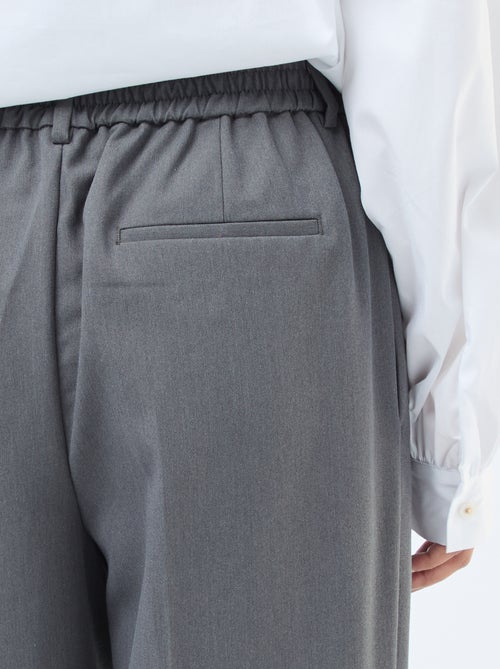 Weite Hose mit elastischem Bund und Bindebändern - Kiabi