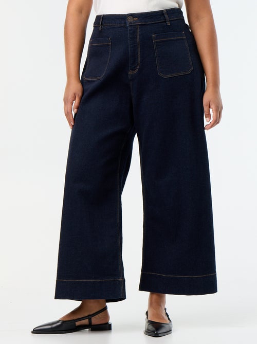 Weite Jeans mit aufgesetzten Taschen - Kiabi