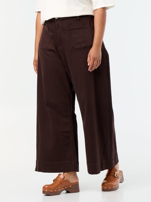 Weite Jeans mit aufgesetzten Taschen - Kiabi