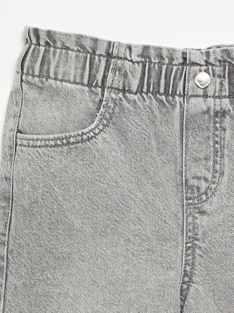 Weite Jeanshose Grau - Kiabi