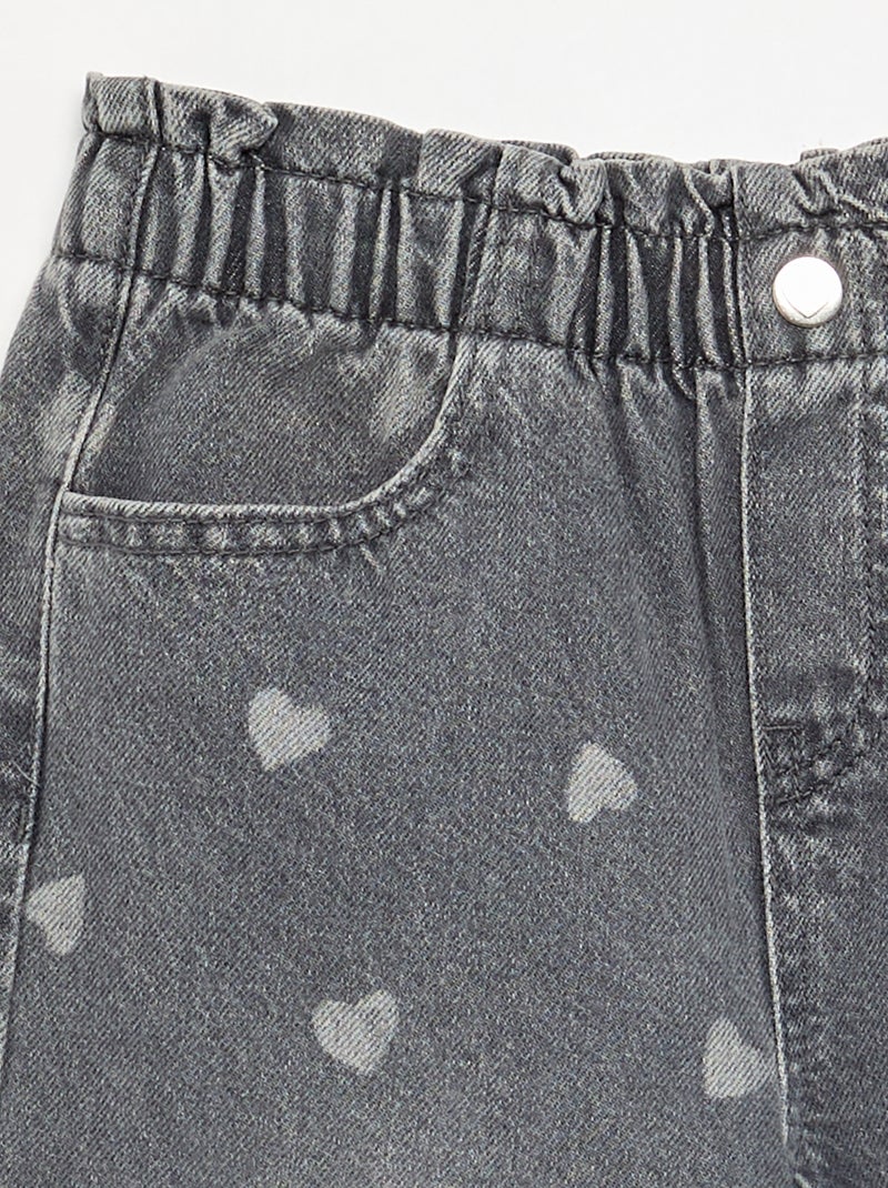 Weite Jeanshose Grau - Kiabi