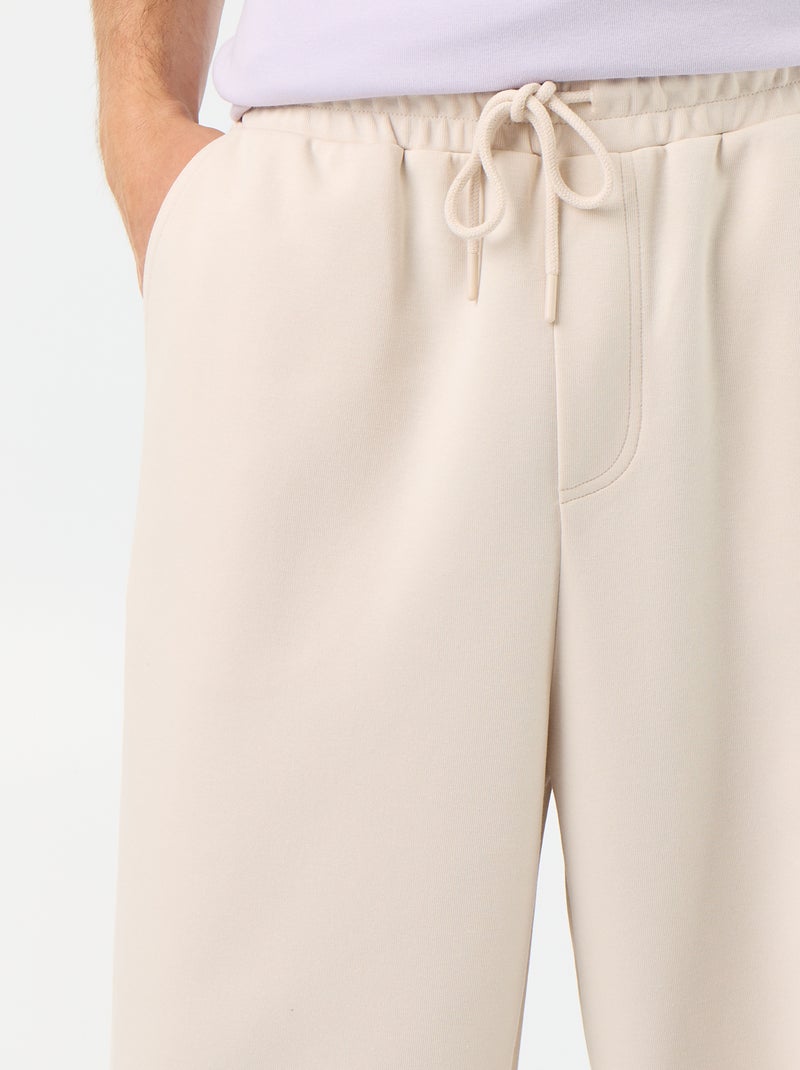 Weite Jogginghose aus leichtem Sweatstoff Gris - Kiabi