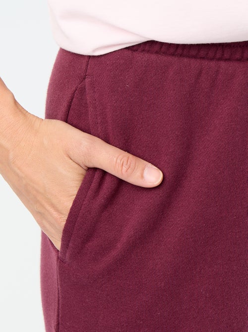 Weite Jogginghose aus schwerem Strick - Kiabi