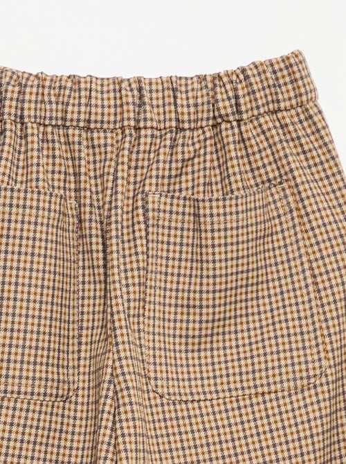 Weite karierte Hose - Kiabi