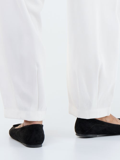 Weite leichte Twill-Hose - Kiabi