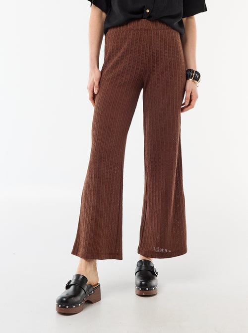 Weite Lochstrickhose - Kiabi
