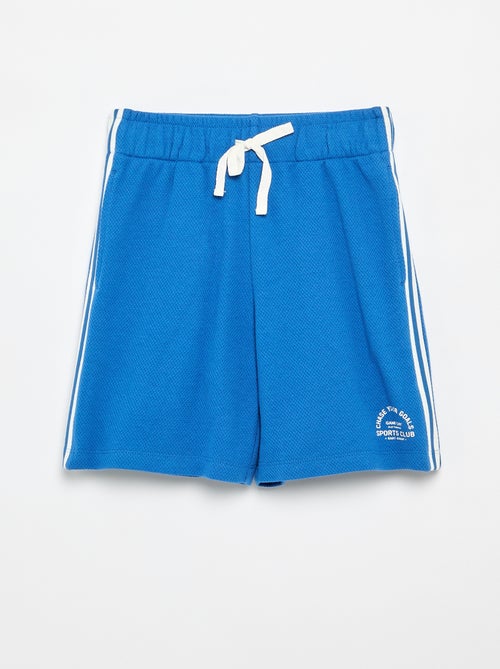Weite Shorts mit Kontraststreifen an den Seiten - Kiabi
