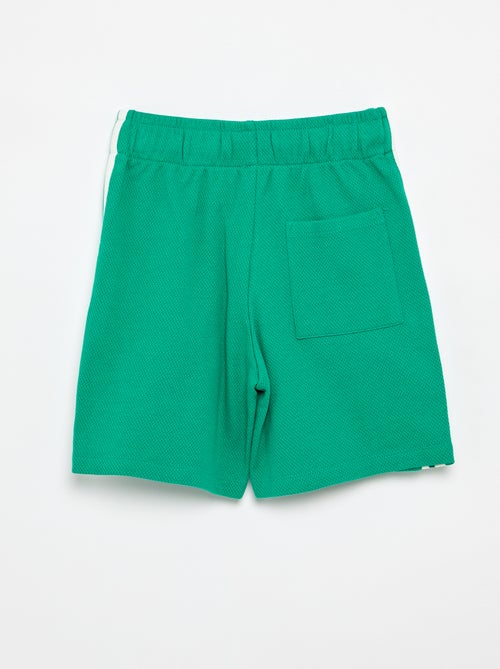 Weite Shorts mit Kontraststreifen an den Seiten - Kiabi
