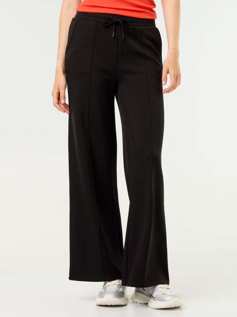Weite Soft-Touch-Hose Noir - Kiabi