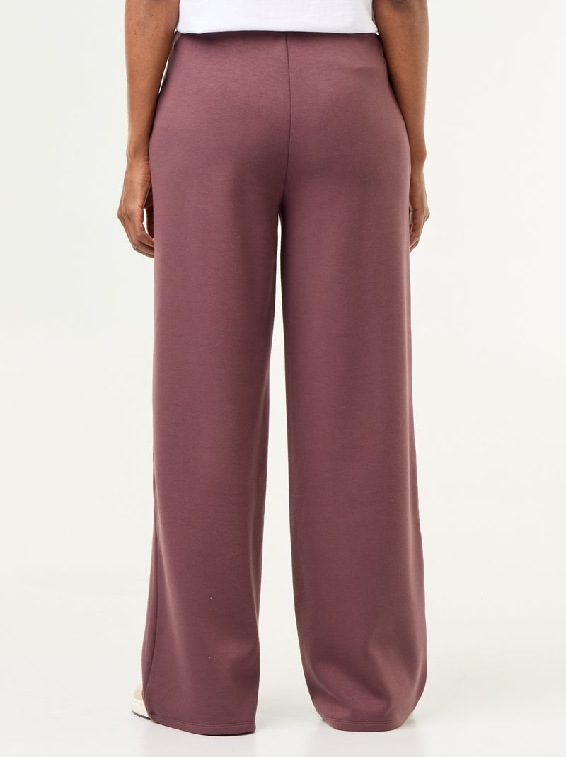 Weite Soft-Touch-Hose Violet - Kiabi