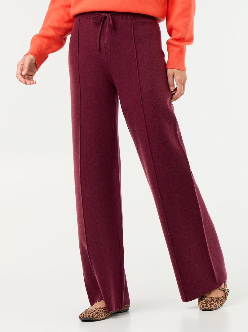 Weite Strickhose Rose - Kiabi