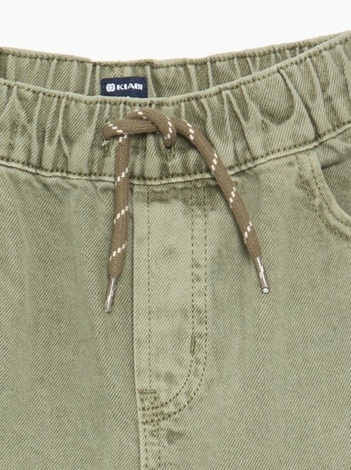 Weite unifarbene Hose - Kiabi