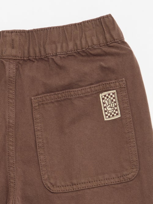 Weite unifarbene Hose - Kiabi