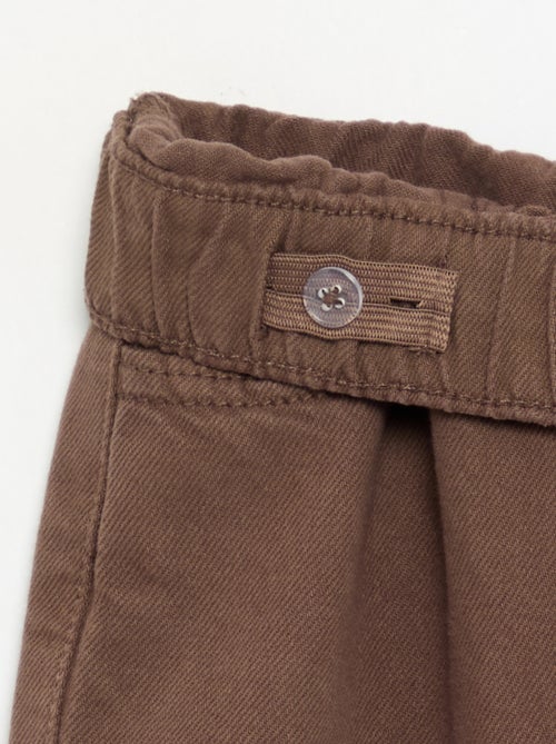 Weite unifarbene Hose - Kiabi