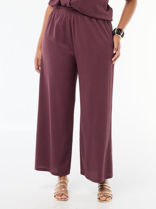 Weite Waffelstrickhose - Kiabi
