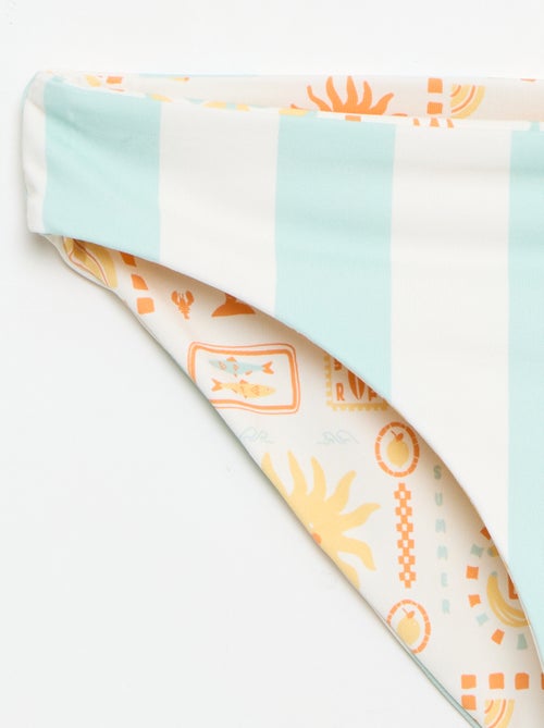 Wendbarer bedruckter Bikini - 2-teilig - Kiabi